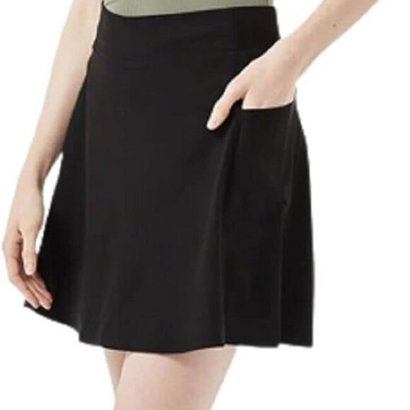 32 Degrees Cool Women's Flyweight Flared Woven Pull-On Skort - Picture 1 of 4